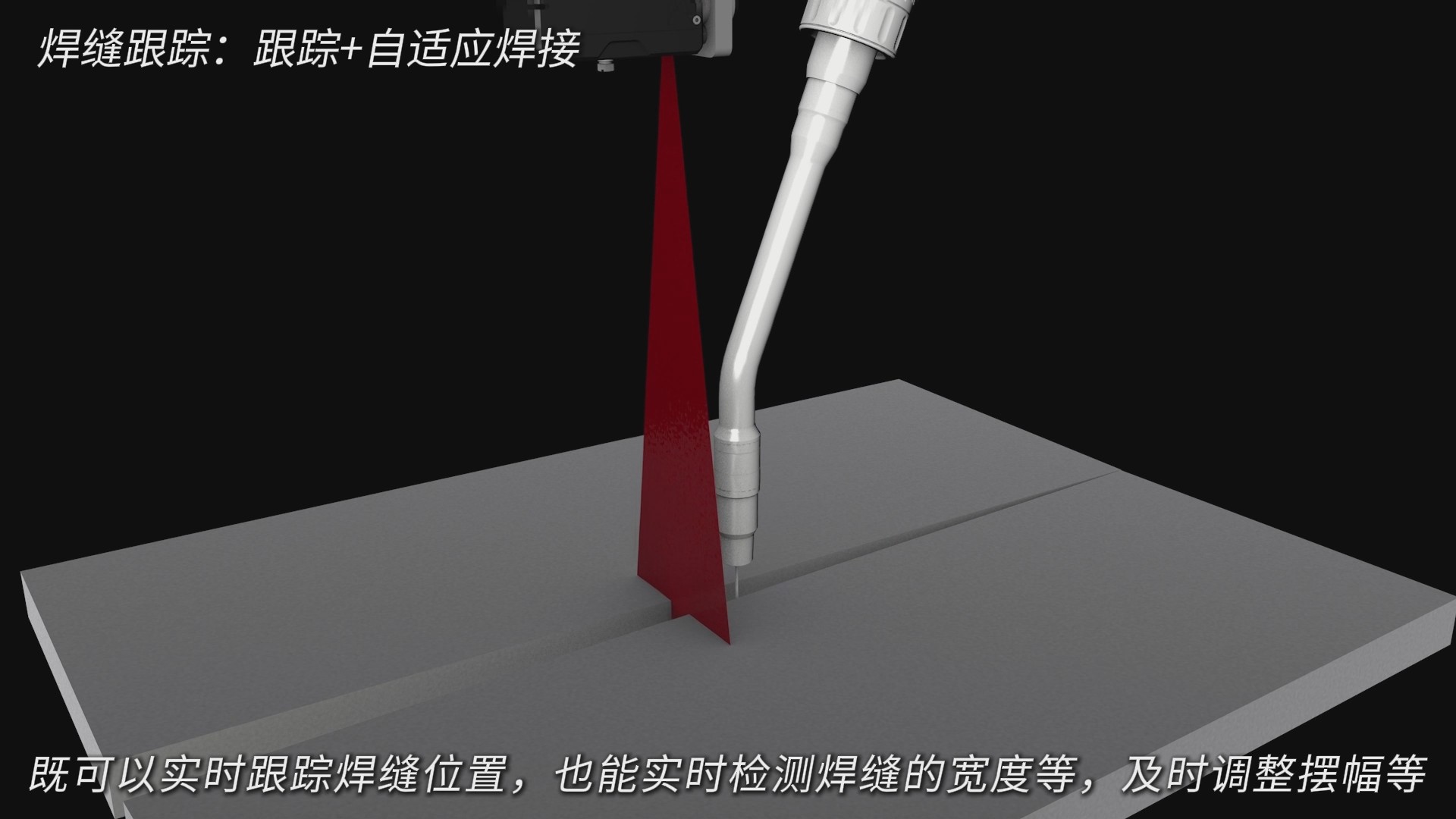 創(chuàng)想智控焊縫跟蹤系統(tǒng)在多層多道自適應焊接的解決方案